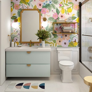 Цветная и яркая ванная комната: как преобразить санузел в Бердске - berdsk.mebel54.com | фото