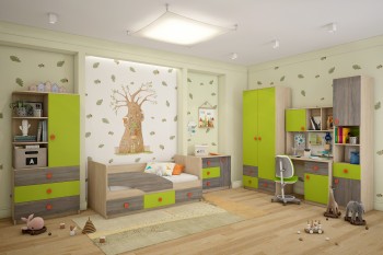 Детская комната Пуговка в Бердске - berdsk.mebel54.com | фото