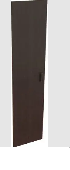 Дверь из ЛДСП к узкому стеллажу К-975. Ф Венге в Бердске - berdsk.mebel54.com | фото