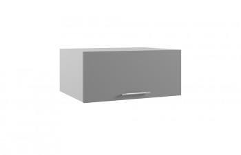 Гарда ГПГ 800 шкаф верхний горизонтальный глубокий (Белый Эмалит/корпус Серый) в Бердске - berdsk.mebel54.com | фото