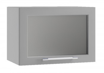 Гарда ПГС 500 шкаф верхний горизонтальный со стеклом Белый в Бердске - berdsk.mebel54.com | фото