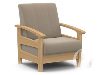 Кресло для отдыха Омега (бук лак/CATANIA LATTE) в Бердске - berdsk.mebel54.com | фото