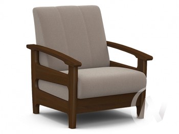 Кресло для отдыха Омега (орех лак/CATANIA COCOA) в Бердске - berdsk.mebel54.com | фото