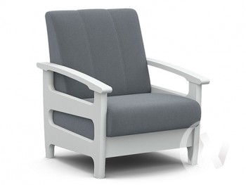 Кресло для отдыха Омега (снег лак/CATANIA SILVER) в Бердске - berdsk.mebel54.com | фото