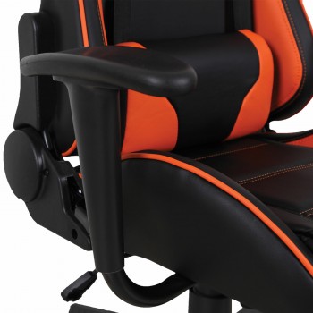 Кресло компьютерное BRABIX GT Racer GM-100 (черный, оранжевый) в Бердске - berdsk.mebel54.com | фото