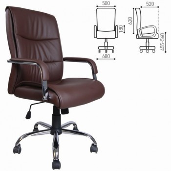 Кресло офисное BRABIX Space EX-508 (коричневый) в Бердске - berdsk.mebel54.com | фото