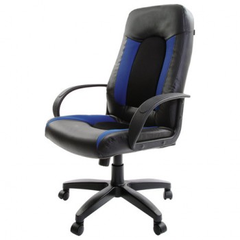Кресло офисное BRABIX Strike EX-525 (сине-черный) в Бердске - berdsk.mebel54.com | фото