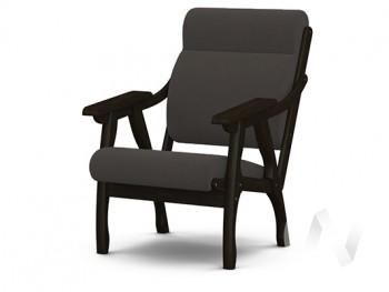 Кресло Вега-10 (венге лак/ULTRA GRAFIT) в Бердске - berdsk.mebel54.com | фото