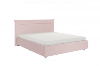 Кровать 1,6 Альба с основанием (Нежно-розовый велюр) в Бердске - berdsk.mebel54.com | фото