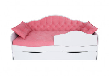 Кровать 170 серии Иллюзия Лайт 1 ящик 89 Розовый (подушки) в Бердске - berdsk.mebel54.com | фото