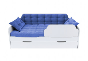 Кровать 170 серии Спорт Лайт 1 ящик 85 Синий (подушки) в Бердске - berdsk.mebel54.com | фото