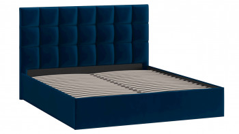 Кровать без ПМ «Эмбер» Велюр Confetti/Blue в Бердске - berdsk.mebel54.com | фото