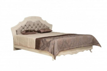 Кровать двойная "Кантри" (вудлайн кремовый/патина/ортопед/1820) в Бердске - berdsk.mebel54.com | фото