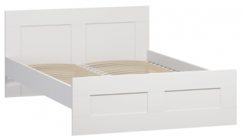 Кровать двухспальная Сириус 1600мм белый в Бердске - berdsk.mebel54.com | фото