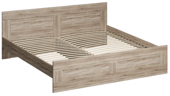 Кровать двухспальная Сириус 1800мм дуб сонома в Бердске - berdsk.mebel54.com | фото