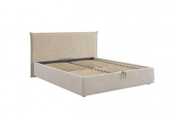 Кровать с подъемным механизмом Лада 160х200 см (графит (велюр)) в Бердске - berdsk.mebel54.com | фото