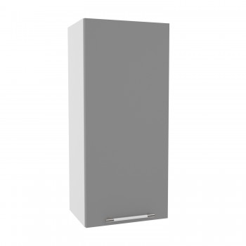 Лофт ВП 400 шкаф верхний высокий (Штукатурка белая/корпус Серый) в Бердске - berdsk.mebel54.com | фото
