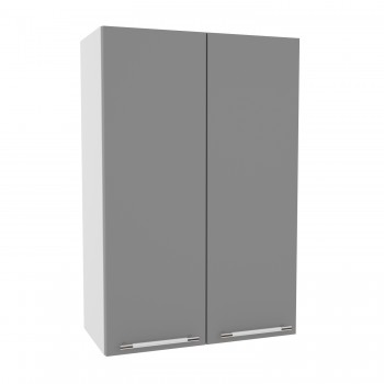 Лофт ВП 600 шкаф верхний высокий (Штукатурка белая/корпус Серый) в Бердске - berdsk.mebel54.com | фото