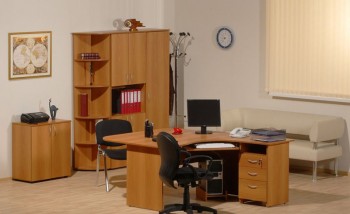 Мебель для персонала Рубин 42 Светлый миланский орех в Бердске - berdsk.mebel54.com | фото