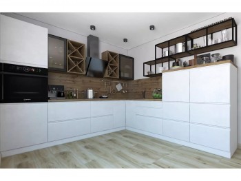 Модульная кухня Бронкс 1,8 м (Кварц) в Бердске - berdsk.mebel54.com | фото