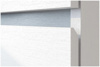 Модульная система "Токио" Пенал Белый текстурный / Белый текстурный в Бердске - berdsk.mebel54.com | фото