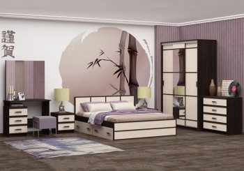 Модульная спальня Сакура в Бердске - berdsk.mebel54.com | фото