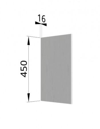 Панель торцевая (для шкафа горизонтального высокого) ВПГ Гарда (Белый) в Бердске - berdsk.mebel54.com | фото