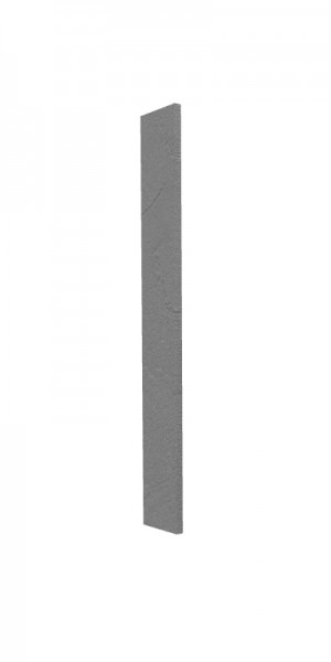 Панель торцевая (для шкафа верхнего торцевого высокого) ВПТ 400 Лофт (Штукатурка серая) в Бердске - berdsk.mebel54.com | фото