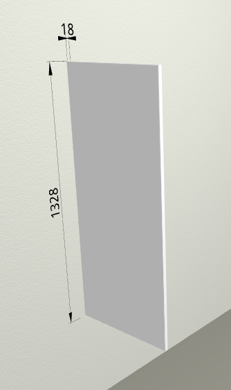 Панель ТП14 (для пеналов) Grey в Бердске - berdsk.mebel54.com | фото