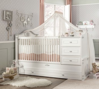 ROMANTIC BABY Детская кровать-трансформер 20.21.1015.00 в Бердске - berdsk.mebel54.com | фото