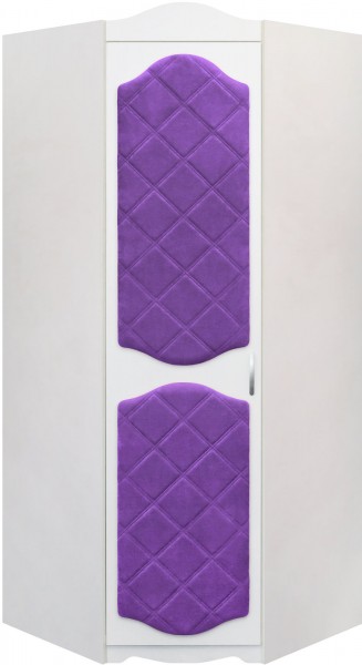 Шкаф угловой Иллюзия 32 Фиолетовый в Бердске - berdsk.mebel54.com | фото