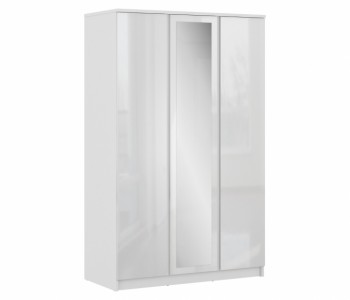 Шкаф 3-х дверный СБ-2493 Медея (Белый/Белый глянец) в Бердске - berdsk.mebel54.com | фото