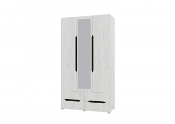 Шкаф 3-х створчатый с ящиками и зеркалом Вега (Прованс) в Бердске - berdsk.mebel54.com | фото