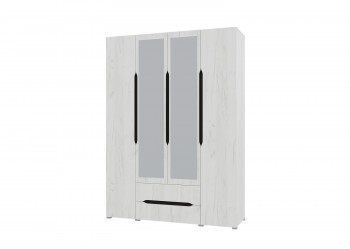Шкаф 4-х створчатый с ящиками и зеркалами Вега (Прованс) в Бердске - berdsk.mebel54.com | фото