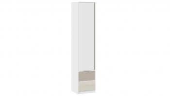Шкаф для белья комбинированный «Сканди» Дуб Гарден/Белый/Глиняный серый в Бердске - berdsk.mebel54.com | фото