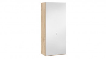 Шкаф для одежды с 2 зеркальными дверями «Эмбер» Яблоня Беллуно в Бердске - berdsk.mebel54.com | фото