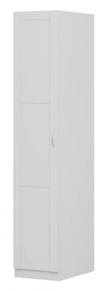 Шкаф однодверный Пегас сборный белый в Бердске - berdsk.mebel54.com | фото