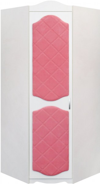 Шкаф угловой Иллюзия 89 Розовый в Бердске - berdsk.mebel54.com | фото