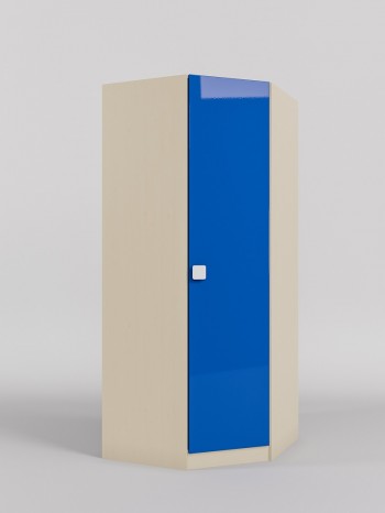 Шкаф угловой (угловая секция) Скай люкс (Синий/корпус Клен) в Бердске - berdsk.mebel54.com | фото