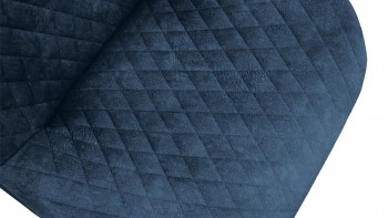 Стул «Оливер» К1С Черный муар/Микровелюр Wellmart Blue в Бердске - berdsk.mebel54.com | фото